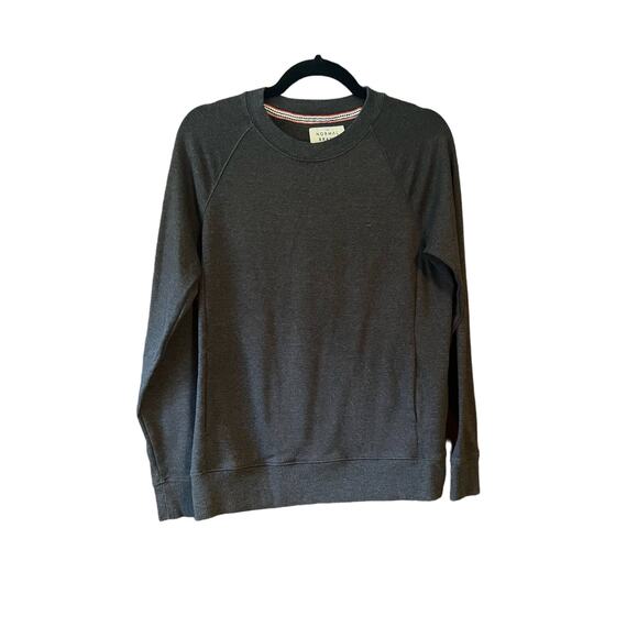 The Normal Brand Women's Crewneck Pullover Sweatshirts Long Sleeve Gray Size S - Picture 2 of 11